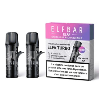 Cartridge ELFA Turbo 0.8 Ω – ElfBar комплект от 2 бр.