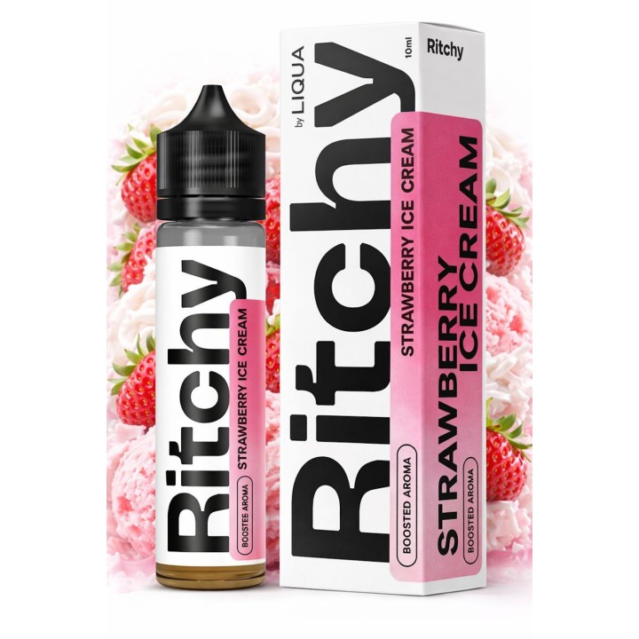 Ritchy Long-Fill aromatas 10 ml Strawberry Ice Cream