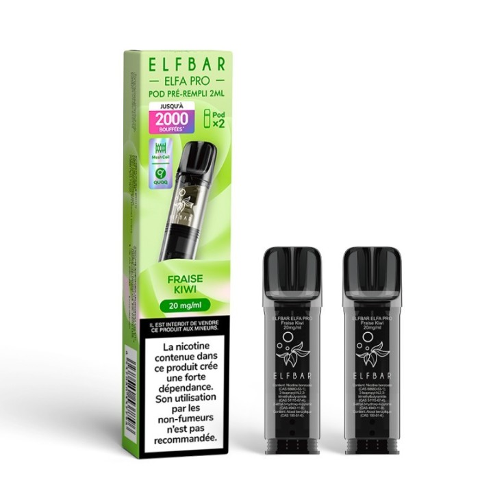 Elfbar ELFA Pro Cartridge Strawberry Kiwi – pakiranje od 2 kom