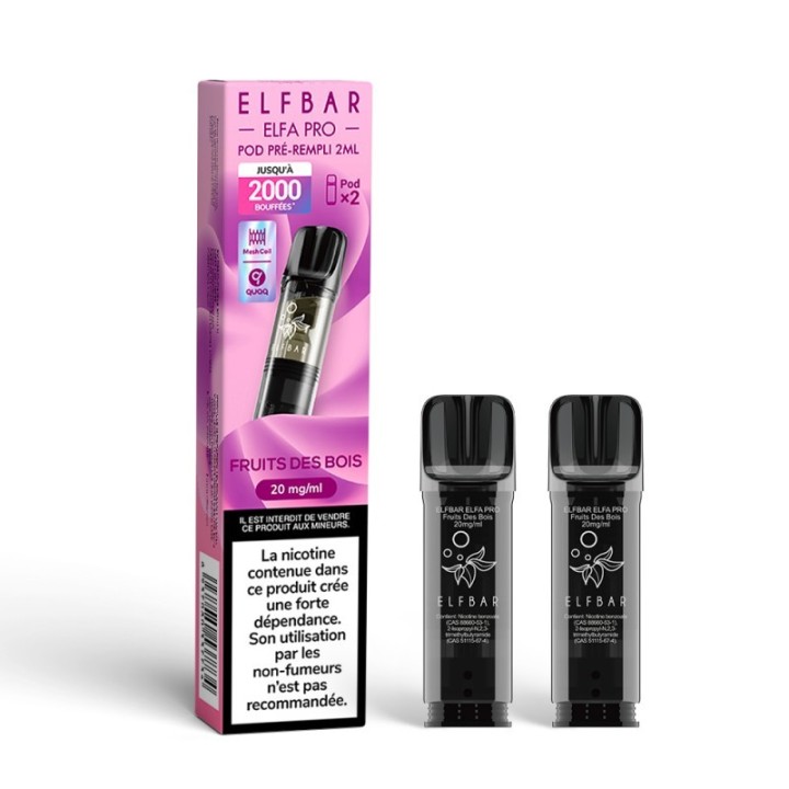 Elfbar ELFA Pro Cartridge Mix Berries – 2 vnt.