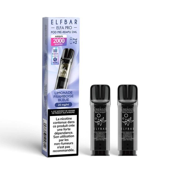 Elfbar ELFA Pro Cartridge Blue Razz Lemonade – pakiranje od 2 kom