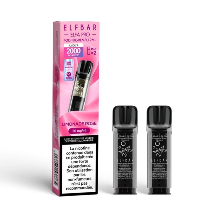 Elfbar ELFA Pro Cartridge Pink Lemonade – 2 vnt.