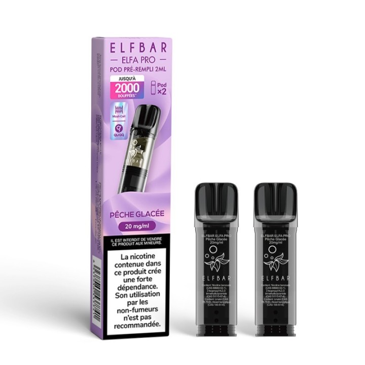Elfbar ELFA Pro Cartridge Peach Ice – 2 vnt.