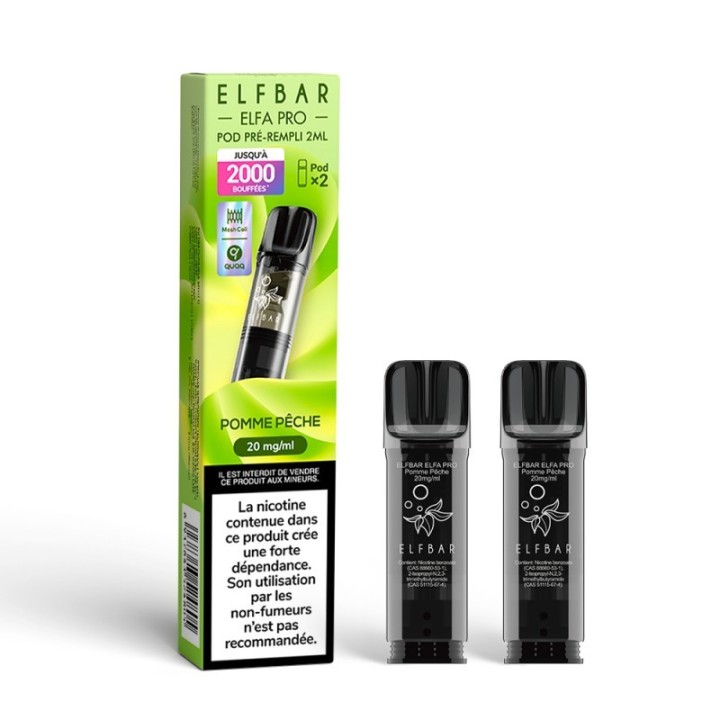 Elfbar ELFA Pro Cartridge Apple Peach – paket 2 kosov