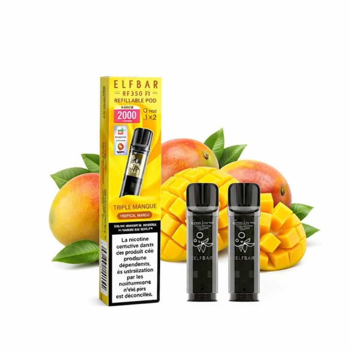 Elfbar ELFA Pro Cartridge Triple Mango – 2 vnt.