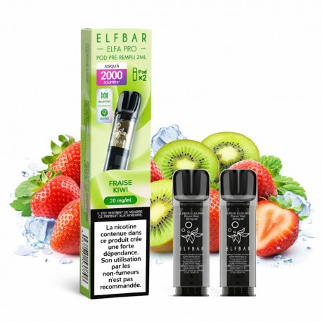 Elfbar ELFA Pro Cartridges Strawberry Kiwi – pack of 2