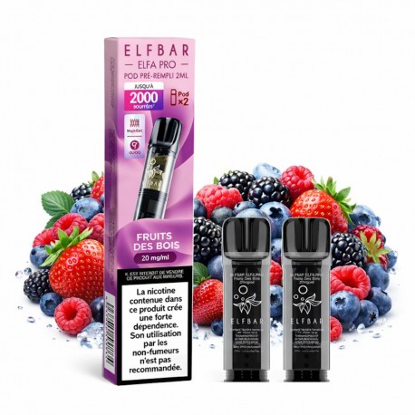 Elfbar ELFA Pro Cartridges Mix Berries – pack of 2