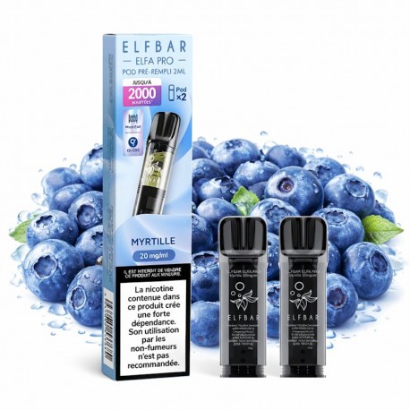 Elfbar ELFA Pro Cartridges Blueberry – pack of 2