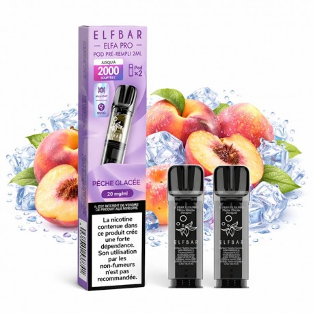 Elfbar ELFA Pro Cartridges Peach Ice – pack of 2