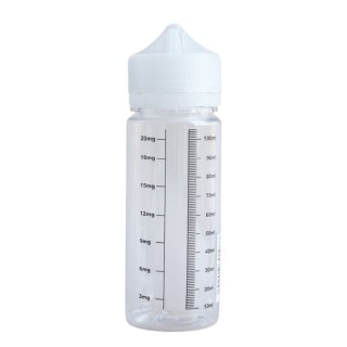 Empty graduated bottle PET ML+MG 120 ml