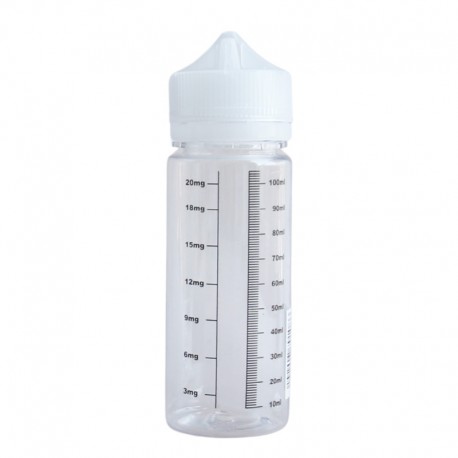 Empty graduated bottle PET ML+MG 120 ml