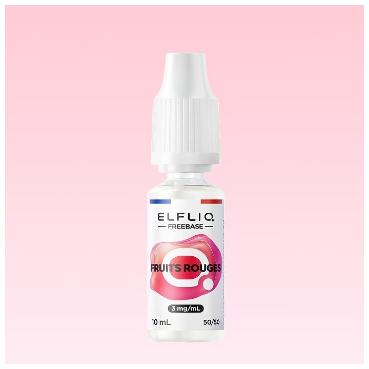 ElfLiq Strawberry Raspberry Cherry Ice - Freebase - Made in France
