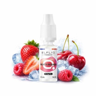 ElfLiq Strawberry Raspberry Cherry Ice - Freebase - Made in France