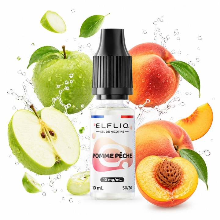 ElfLiq Apple Peach - Made in France - Elfbar