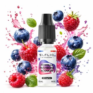 ElfLiq Myrtille Framboise Acidulée - Made in France - Elfbar
