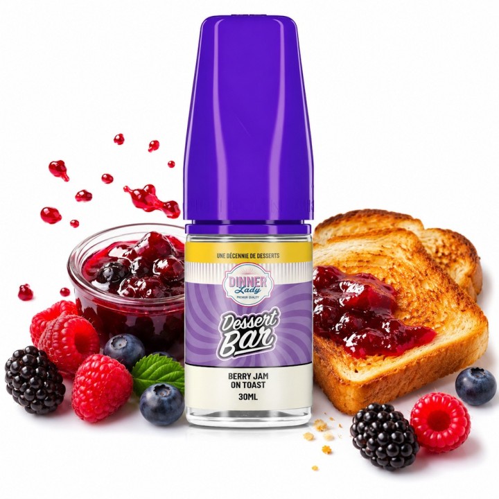 Aroma Dessert Bar Berry Jam On Toast 30 ml - Dinner Lady
