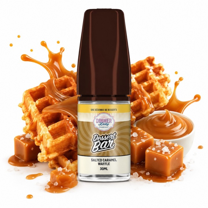 Príchuť Dessert Bar Salted Caramel Waffle 30 ml - Dinner Lady