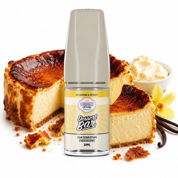 Aroma Dessert Bar San Sebastian Cheesecake 30 ml - Dinner Lady