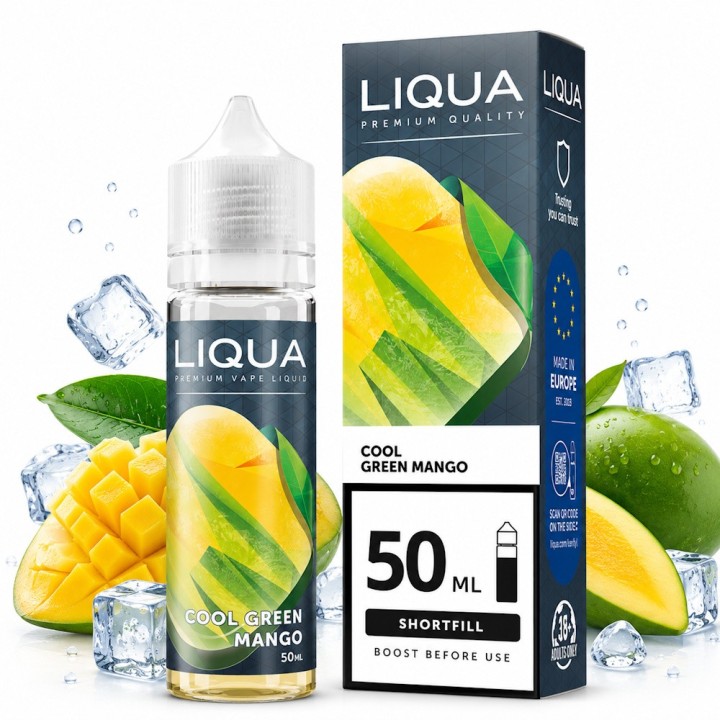 E-Liquide LIQUA 50 ml Mix & Go Mangue Verte Glacée