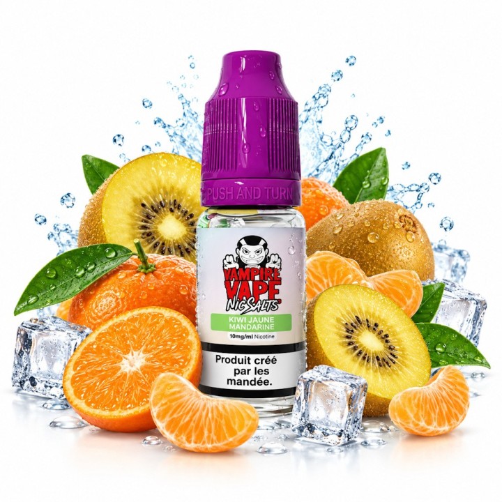NicSalts Yellow Kiwi, Tangerine 10 ml - Vampire Vape