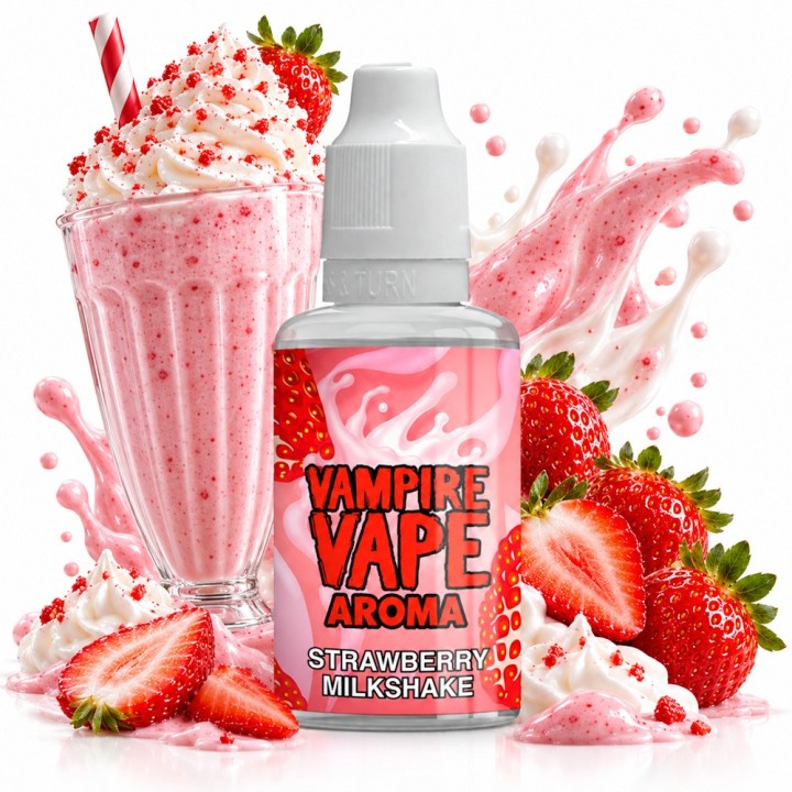 Aroma concentrato Strawberry Milkshake 30 ml - Vampire Vape