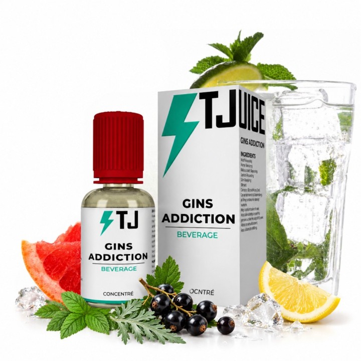 Arôme concentré Gins Addiction 30 ml - T-Juice