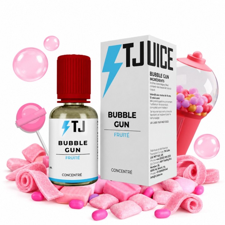 Aroma koncentrat Bubblegun 30 ml – T-Juice