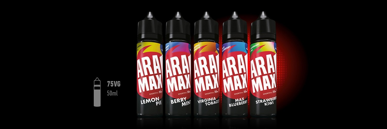 ARAMAX Shortfill 50 ml e-liquidek – Eredeti és intenzív ízek