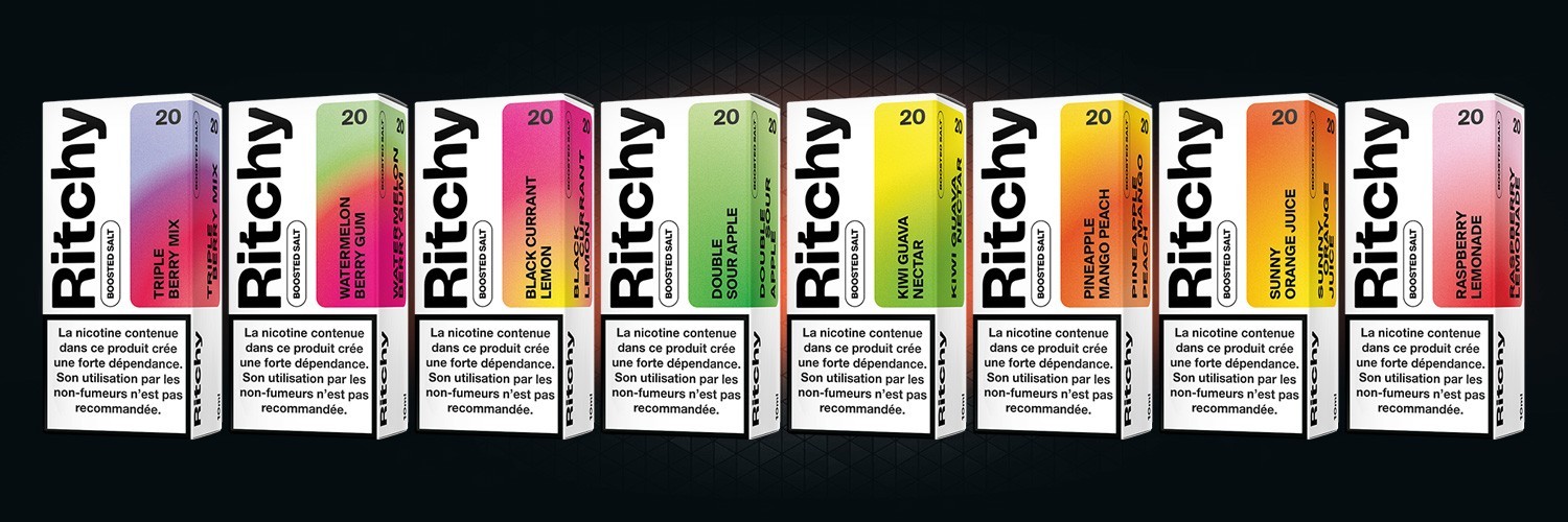 RITCHY Nikotinsalze E-Liquids - Sanftes Dampfen und Reichhaltige Aromen
