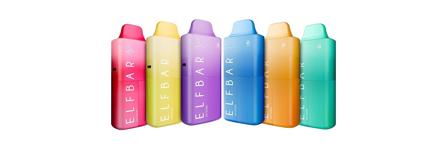 ElfBar AF5000 - Wiederaufladbare Einweg-Vape, 5000 Züge, 12 ml, 650 mAh